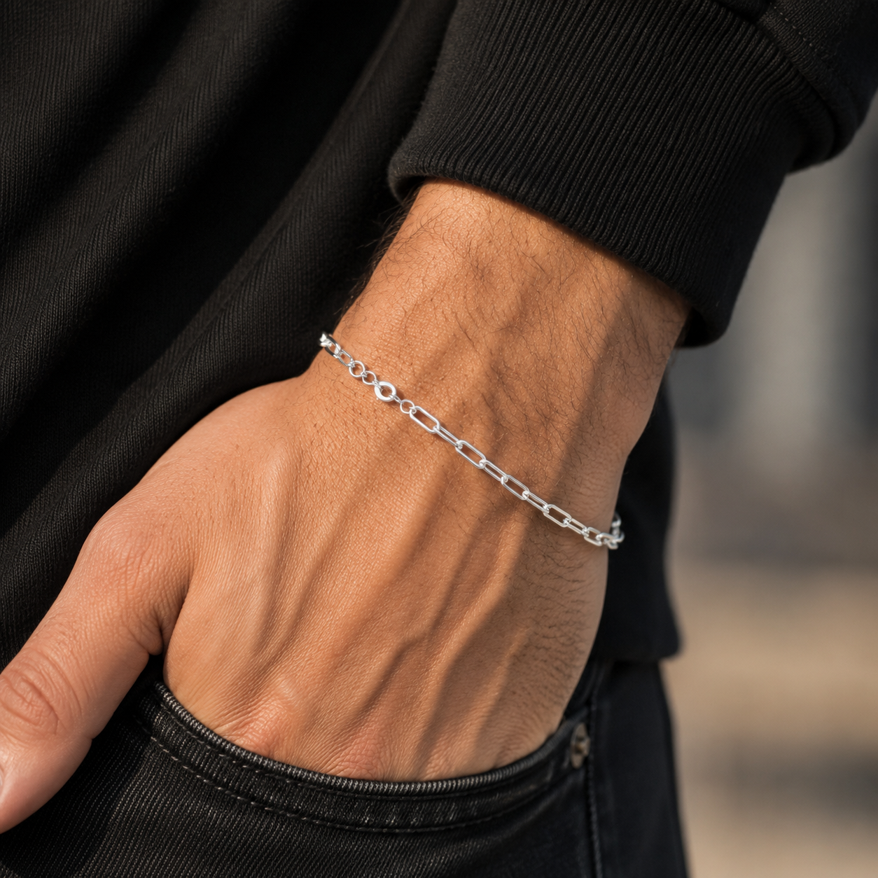 Silver Link Bracelet