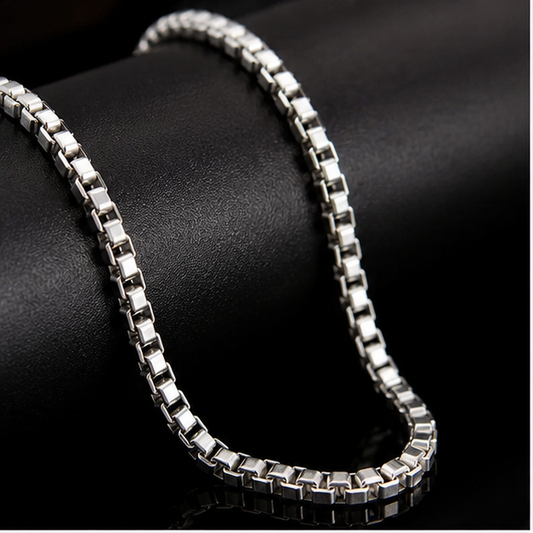 Silver box chain