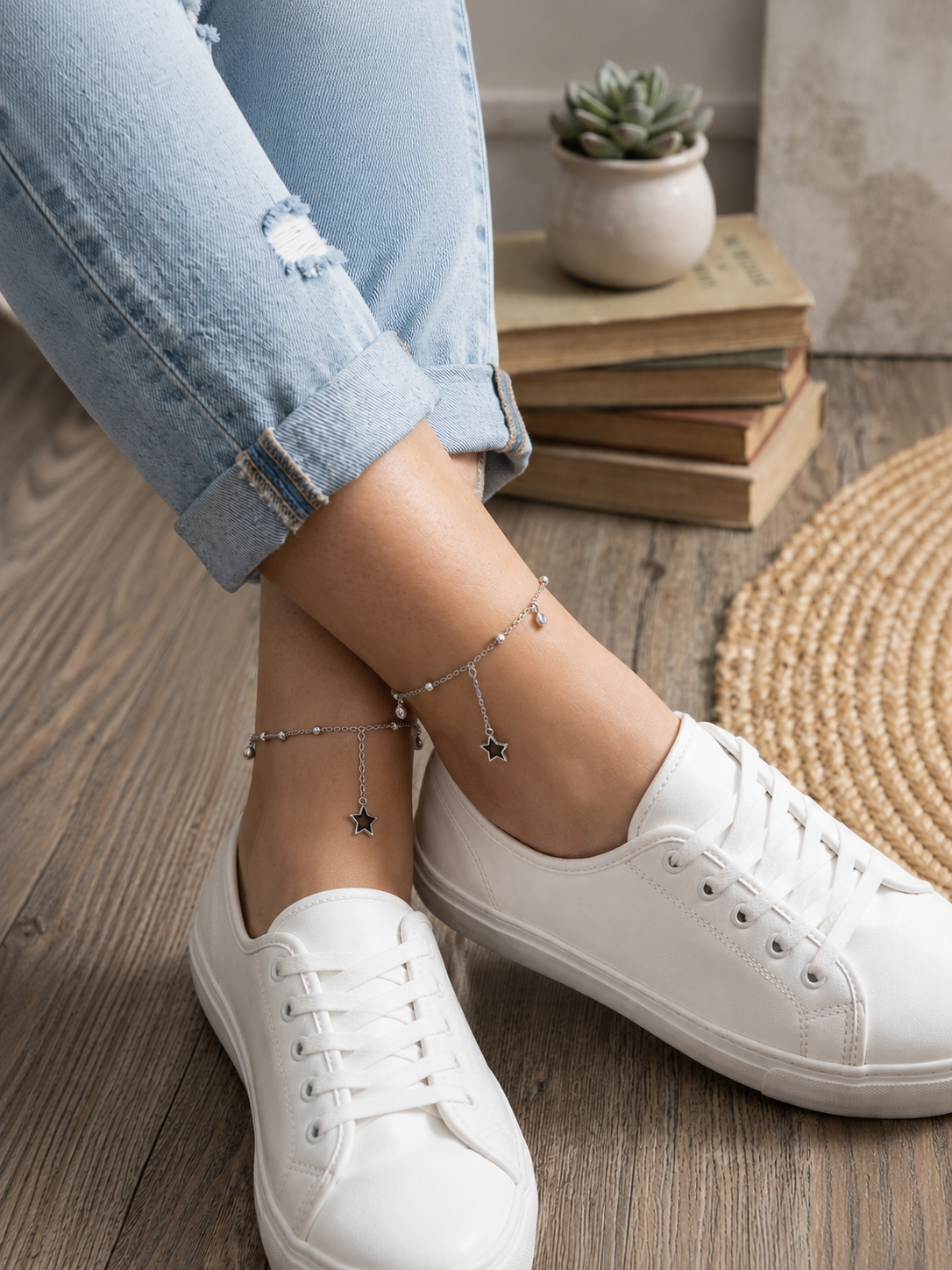 Starlume Charm 925 Silver Anklet